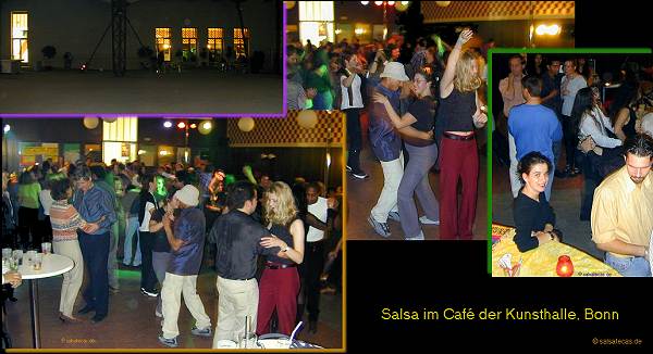 Salsa im Caf der Kunsthalle in Bonn - anklicken zum Vergrern - click to enlarge